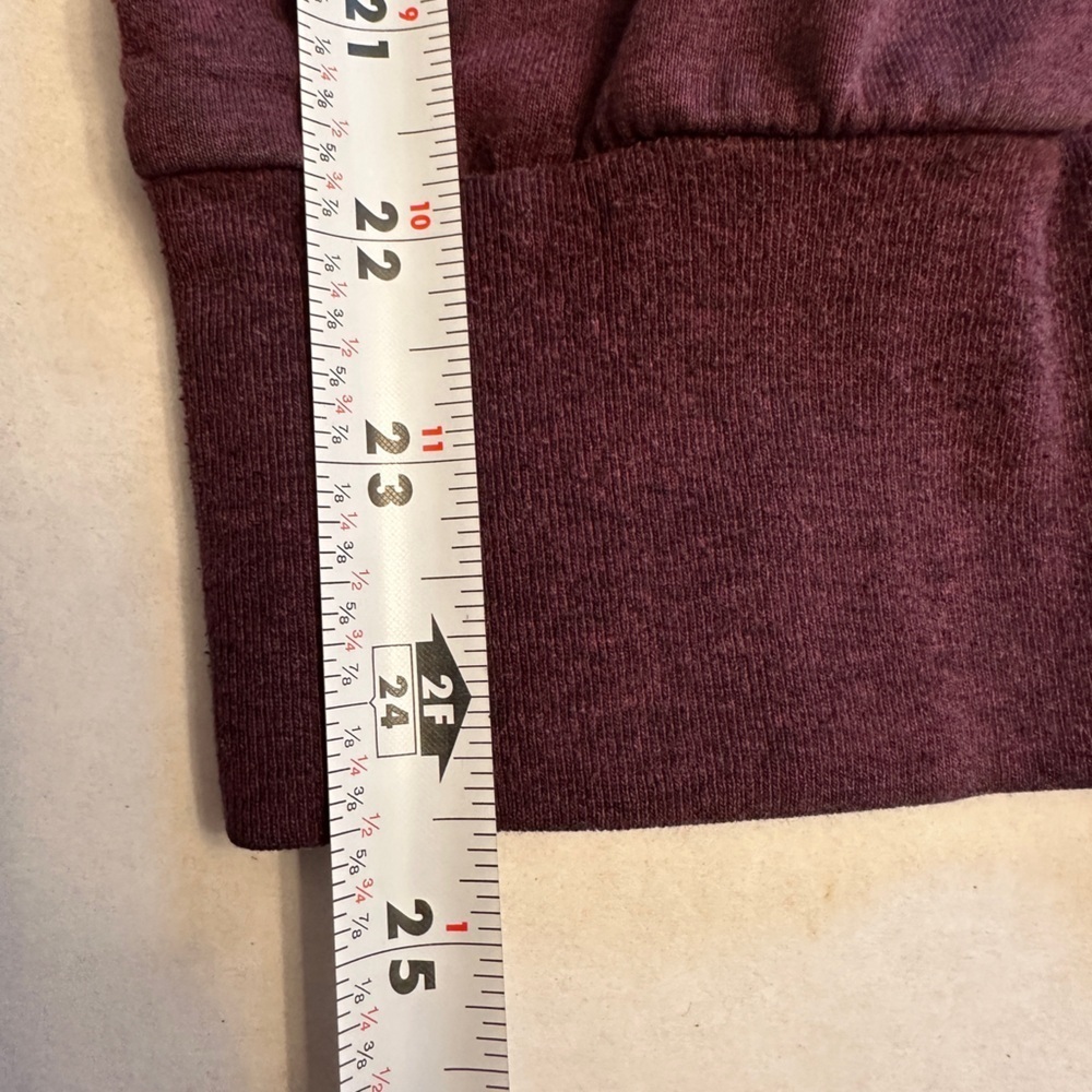 Patagonia‎ Size M Women’s Ahnya Jogger Pants Knit Organic Cotton Maroon #21971 - Picture 8 of 9